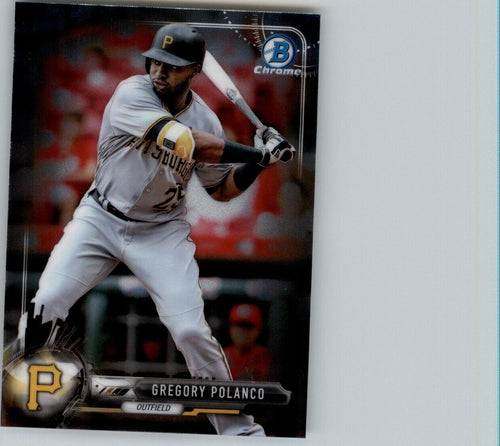 2017 Bowman Chrome Gregory Polanco Pittsburgh Pirates #90