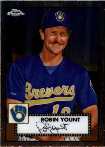 2021 Topps Chrome Platinum Anniversary Robin Yount Milwaukee Brewers #507