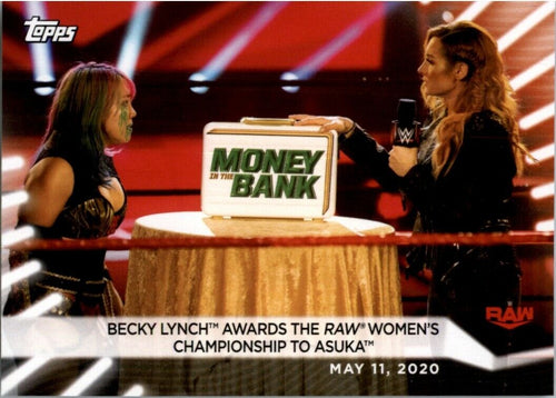 2021 Topps WWE Women's Division Becky Lynch Asuka #16