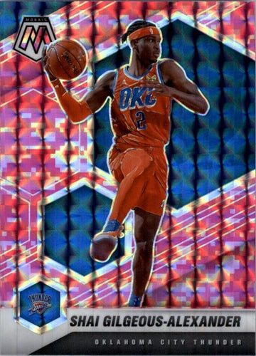 2020-21 Panini Mosaic Shai Gilgeous-Alexander Oklahoma City Thunder #103 Pink
