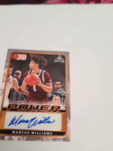 2022 Leaf Pro Set Marcus Williams Bronze Foil Auto Rookie College BA-MW1 Mint