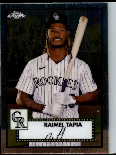 2021 Topps Chrome Platinum Anniversary Raimel Tapia Colorado Rockies #286