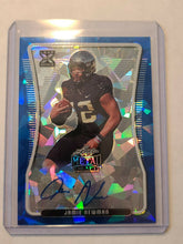 Load image into Gallery viewer, Jamie Newman 2021 Leaf Metal Draft Blue Cracked Ice Auto #ed 2/10