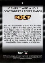 Load image into Gallery viewer, 2021 Topps WWE Women&#39;s Division Io Sharai #2