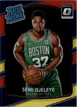 Load image into Gallery viewer, 2017-18 Donruss Optic Semi Ojeleye RC Boston Celtics #164 Red Yellow