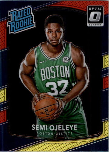 2017-18 Donruss Optic Semi Ojeleye RC Boston Celtics #164 Red Yellow