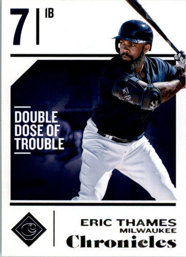 2018 Panini Chronicles Eric Thames Milwaukee Brewers #31