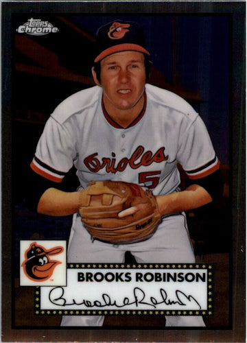 2021 Topps Chrome Platinum Anniversary Brooks Robinson Baltimore Orioles #522