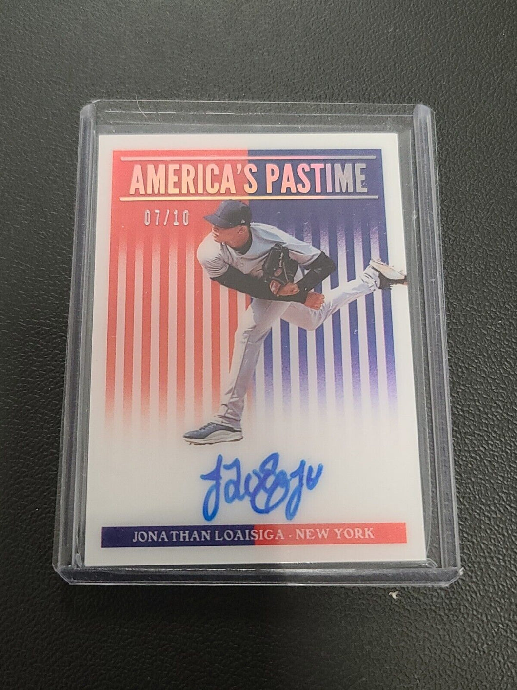 Jonathan Loaisiga RC Auto 2019 Panini America's Pastime Autograph Yankees #d /10