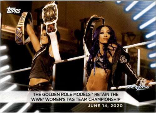 2021 Topps WWE Women's Division Sasha Banks Bayley #26