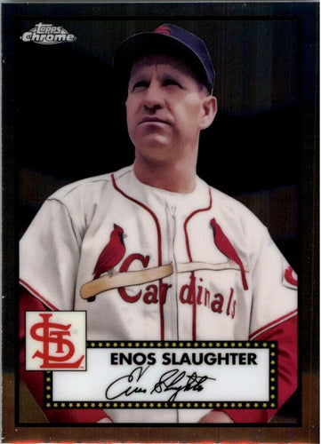 2021 Topps Chrome Platinum Anniversary Enos Slaughter St. Louis Cardinals #670