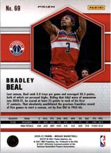 Load image into Gallery viewer, 2020-21 Panini Mosaic Bradley Beal Washington Wizards #69 Green Mosaic
