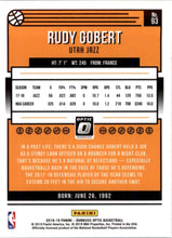 Load image into Gallery viewer, 2018-19 Donruss Optic Rudy Gobert Utah Jazz #93