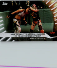 Load image into Gallery viewer, 2021 Topps WWE Women&#39;s Division asuka Bailey #56