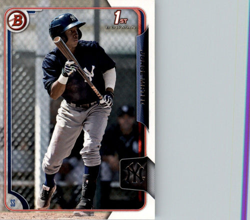 2015 Bowman Prospects Jorge Mateo New York Yankees #BP87