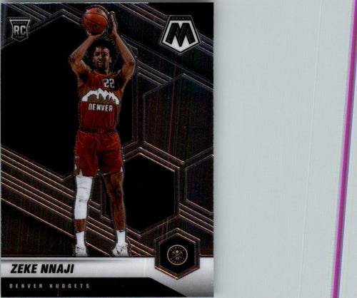 2020-21 Panini Mosaic Zeke Nnaji RC Denver Nuggets #231