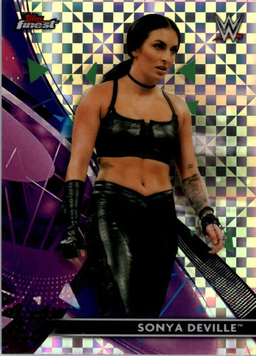 2021 Topps Finest WWE Sonya Deville #72 Atomic Refractor