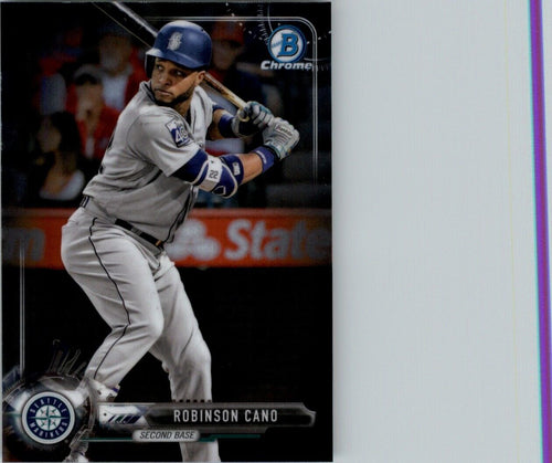 2017 Bowman Chrome Robinson Cano Seattle Mariners #14