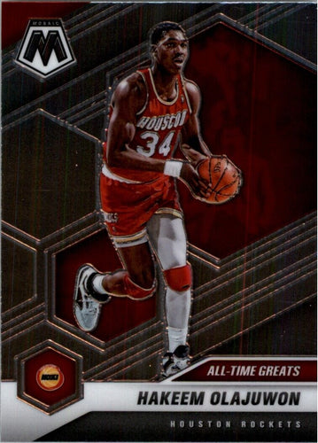 2020-21 Panini Mosaic Hakeem Olajuwon Houston Rockets #284