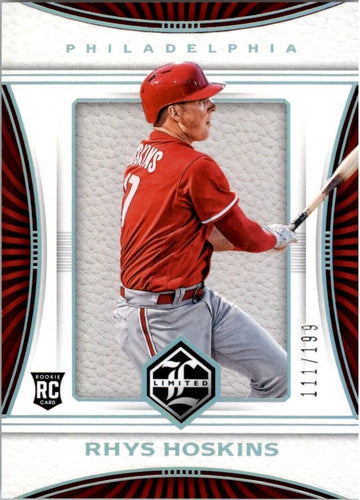 2018 Panini Chronicles Limited Silver Spotlight Rhys Hoskins 111/199