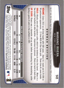 2013 Bowman Mariano Rivera New York Yankees #141