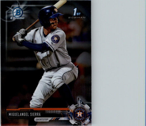 2017 Bowman Chrome Prospects Miguelangel Sierra Houston Astros #BCP206