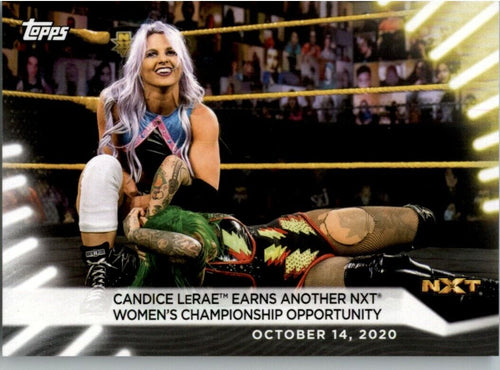 2021 Topps WWE Women's Division Candice LeRae Auto #82