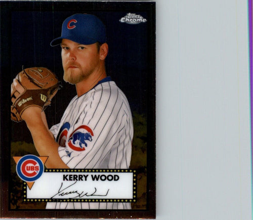 2021 Topps Chrome Platinum Anniversary Kerry Wood Chicago Cubs #482