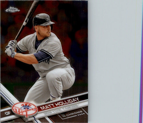 2016 Topps Chrome Blue Sapphire 65th Anniversary Edition Matt Holliday St. Louis