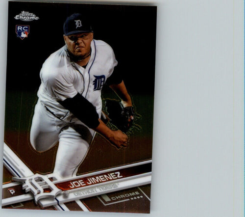 2017 Topps Chrome Joe Jimenez RC Detroit Tigers #192