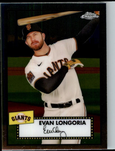 2021 Topps Chrome Platinum Anniversary Evan Longoria San Francisco Giants #330