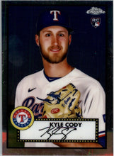 Load image into Gallery viewer, 2021 Topps Chrome Platinum Anniversary Kyle Cody RC Texas Rangers #117