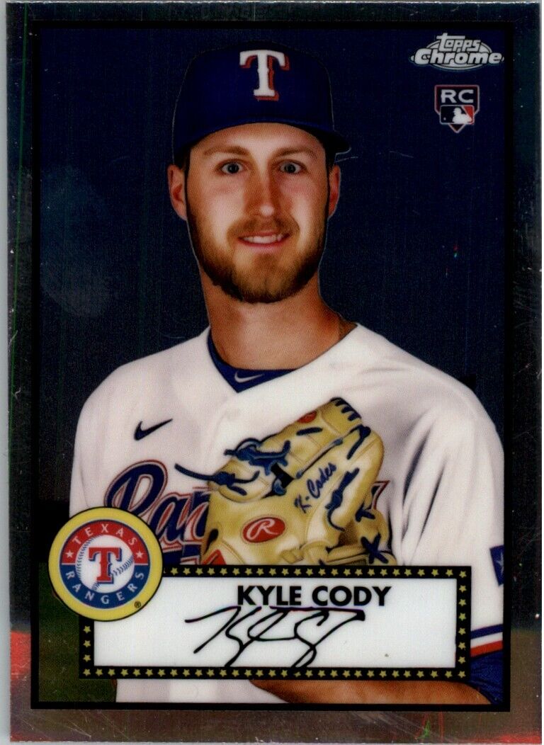 2021 Topps Chrome Platinum Anniversary Kyle Cody RC Texas Rangers #117
