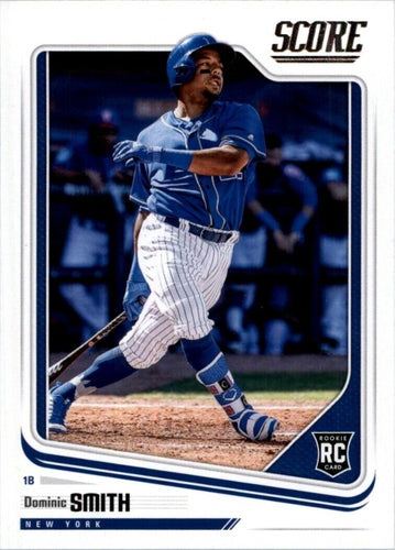 2018 Panini Chronicles Score Dominic Smith RC New York Mets #28