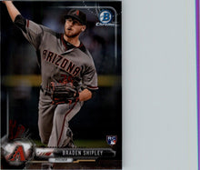 Load image into Gallery viewer, 2017 Bowman Chrome Braden Shipley RC Arizona Diamondbacks #59