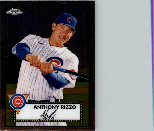 2021 Topps Chrome Platinum Anniversary Anthony Rizzo Chicago Cubs #219