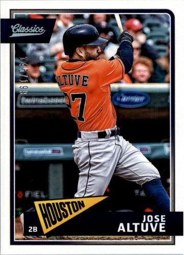 2018 Panini Chronicles Classics Timeless Tribute Jose Altuve 145/199 Houston