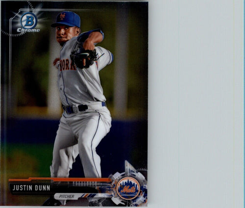 2017 Bowman Chrome Prospects Justin Dunn New York Mets #BCP223