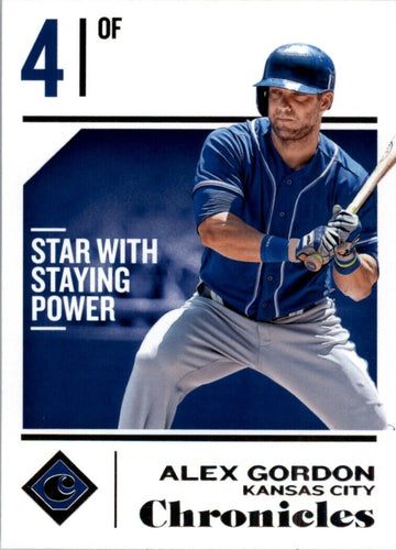 2018 Panini Chronicles Alex Gordon Kansas City Royals #49