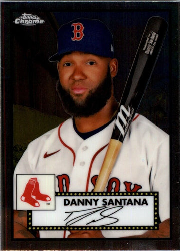 2021 Topps Chrome Platinum Anniversary Danny Santana Boston Red Sox #433