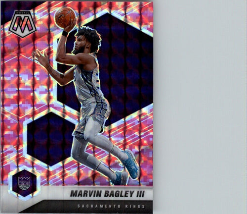 2020-21 Panini Mosaic Marvin Bagley III Sacramento Kings #106 Pink Camo