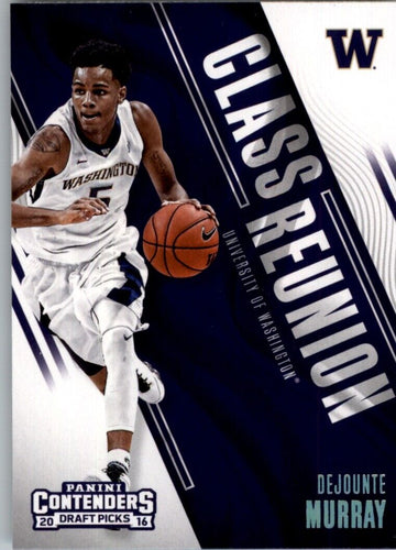 2016-17 Panini Contenders Draft Picks Class Reunion Dejounte Murray Washington