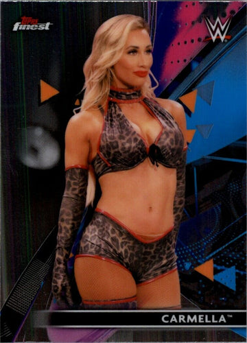 2021 Topps Finest WWE Carmella #47