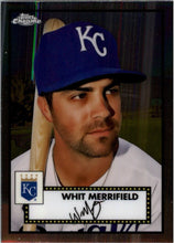 Load image into Gallery viewer, 2021 Topps Chrome Platinum Anniversary Whit Merrifield Kansas City Royals #198