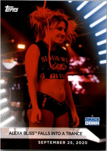 2021 Topps WWE Women's Division Alexa Bliss RC #75