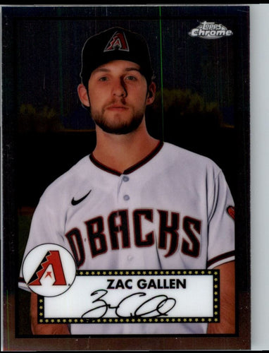2021 Topps Chrome Platinum Anniversary Zac Gallen Arizona Diamondbacks #442