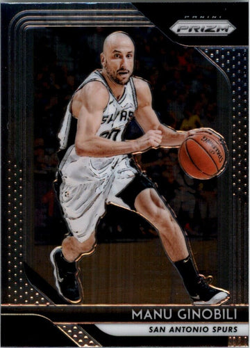 2018-19 Panini Prizm Manu Ginobili San Antonio Spurs #281