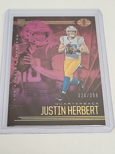 2020 Justin Herbert Illusions Rookie Pink /399 Chargers