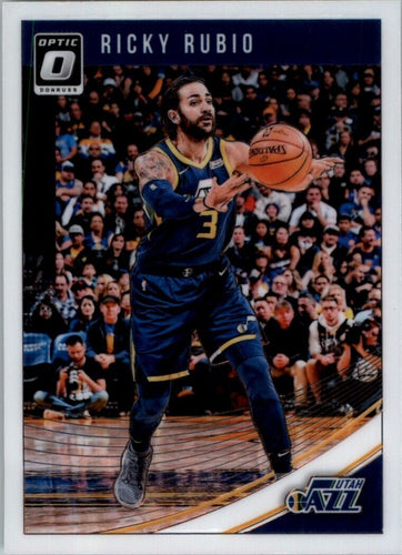 2018-19 Donruss Optic Ricky Rubio Utah Jazz #53