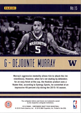 Load image into Gallery viewer, 2016-17 Panini Contenders Draft Picks School Colors Dejounte Murray Washington